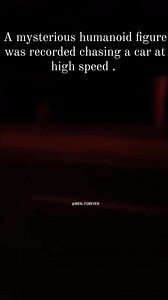 157K views · 1.9K reactions | A mysterious humanoid figure was recorded chasing a car at high speed! What was that?  Could it be a real reptilian or any other cryptids ... What do you think about it? 樂 | The Ancient Scientist | Facebook