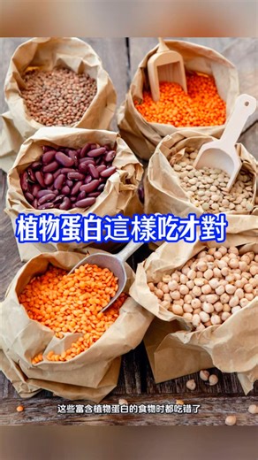 植物蛋白這樣吃才對