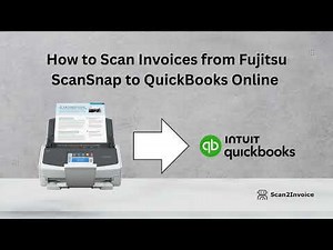 How to Scan Invoices from Fujitsu ScanSnap to QuickBooks Online