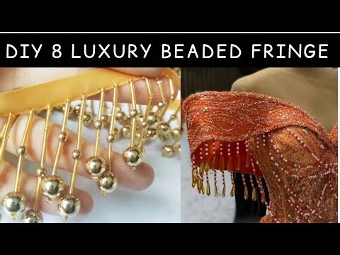 HOW TO 8 MAKE LUXURY BEADED FRINGE