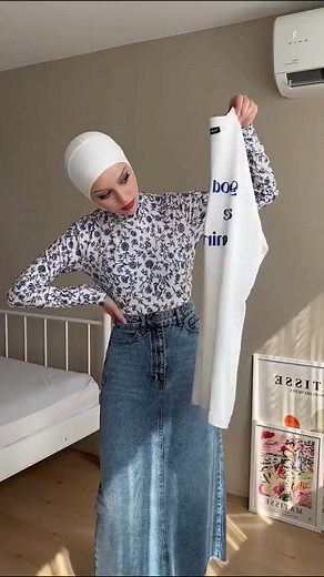 Stylish Denim Skirt Outfit Ideas for Muslim Men