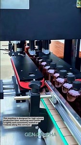 Fast Performance Bottle Capping Machine #manufacturing