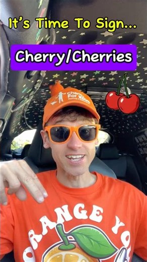 Sign for Cherry 🍒 / Cherries | SSE using BSL Signs | Signing Fruit #bsl #cherry #sse