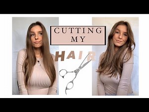 Ich schneide mir meine Haare selber 💇🏽‍♀️ Curtain Bangs und Stufen schneiden 🧚🏽