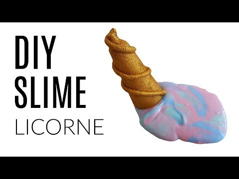 DIY RECETTE TEST ET AVIS SLIME LICORNE