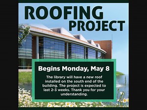 Library Roofing Replacement to Begin