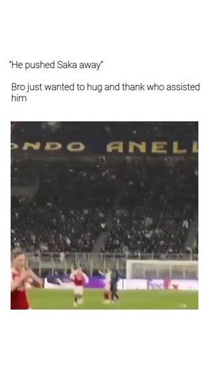 football__ sports_1 on Instagram: "Follow mee friends?..........footage shows Arsenal players celebrating on the pitch. The focus of the video is on the interaction between Bukayo Saka and Emile Smith Rowe (often referred to by fans as "The Smith"). ​The Misconception vs. Reality ​The video addresses a specific moment that some fans interpreted as a "push," but provides a more wholesome explanation: ​The "Push": Initially, it appears as though Smith Rowe is pushing Saka away during the celebrati