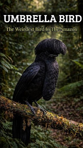 The Bird With A Giant Umbrella On Its Head