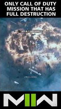 The ONLY Call of Duty Mission that has FULL DESTRUCTION