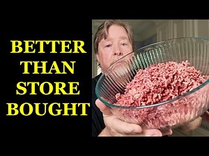 Grinding Beef At Home with Kitchenaid