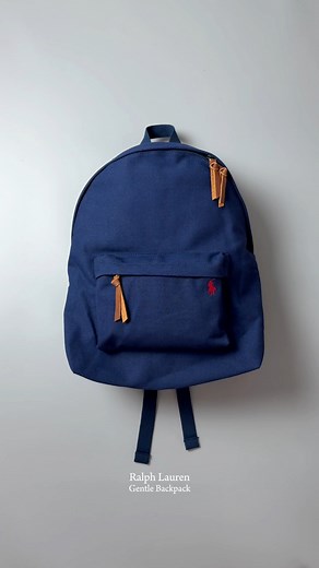#Unboxing #navyblue #ralphlaurenbackpack | Gentle Backpack