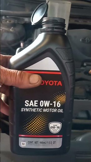 oil change on a 2019 Toyota Camry