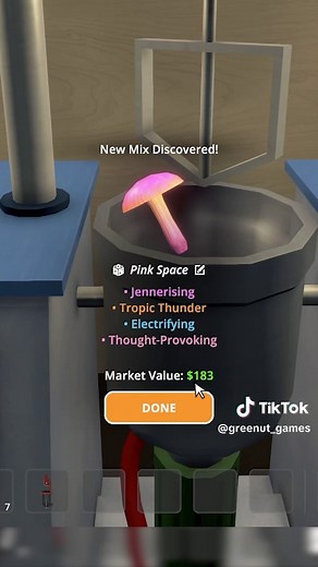This is the best 4-mix for mushrooms in Schedule 1, selling for $183 each 🍄💰 I tested different shroom mixes and this one gives the highest value and profit. #Schedule1 #GamingShorts #SimulationGame