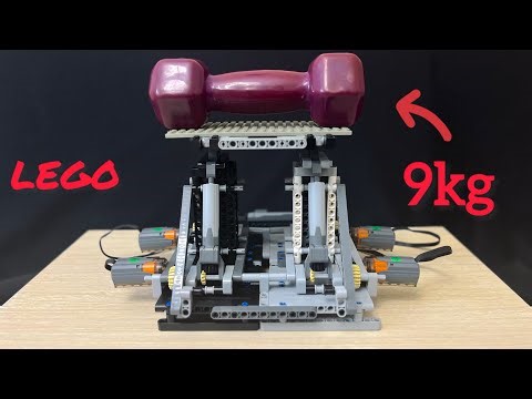 How much weight can we lift with Lego?