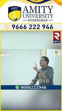 AMITY University Hyderabad Campus Tour | Offered Courses | Scholarships | Placements | RTV