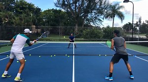 25K views · 268 reactions | > Brian Dabul > Academia de tenis Brian Dabul > Brian Dabul ( YouTube Channel ) Tennis.tips from Coach Brian Dabul - Advanced Tennis Volley Drills | Tennis.tips | Facebook