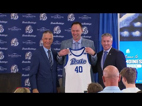 WATCH: Drake introduces Eric Henderson as new men's basketball coach