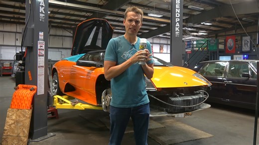 Can Flex Seal fix a cracked Lamborghini Murciélago transmission?