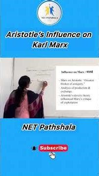 How Master Of Political Science influenced Karl Marx