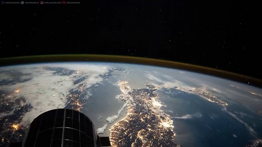 Full 4K version: https://www.youtube.com/watch?v=CtGGyXJPmV8 Earth Seen From Space - Created from thousands of photos taken by astronauts aboard the ISS (International Space Station) We start over the coast of California, USA and then onto Italy as it sparkles in the night. Finally we pass over the Red Sea. Enjoy the view! | Amazing SPACE