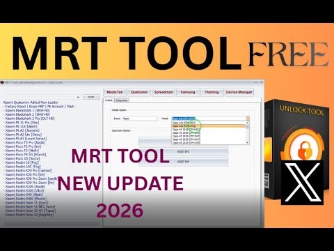 MRT Tool V6 0 FREE 1 Year License l All Functions Unlocked l Qualcomm Unlock, FRP Bypass & Xiaomi