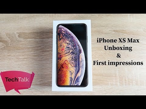 iPhone XS Max Unboxing & Setup Gold 64GB
