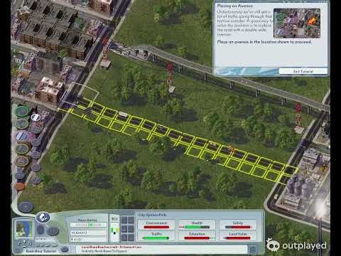 SimCity 4 (playing the tutorial)