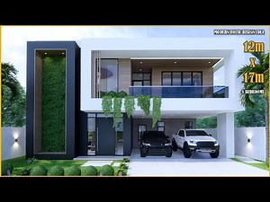 Modern House | House Design 2 Storey | 12m x 17m with 6 Bedrooms