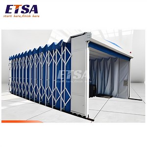 [Hot Item] Large Retractable Paint Booth Cabin Portable Spray Booth Painting with Filter System