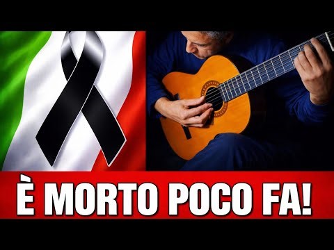 THE FAMOUS ITALIAN SINGER HAS JUST DIED: SAD MOURNING!