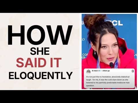 Eileen Gu Speaks with Tactical Charisma: Eloquence Review