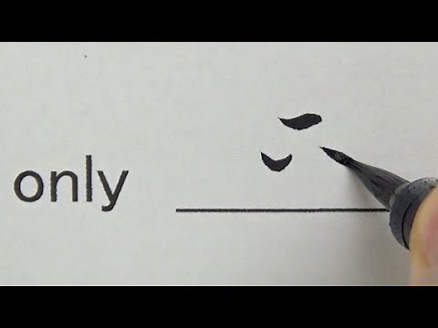 Amazing Chinese characters in cursive handwriting | Brush pen Calligraphy