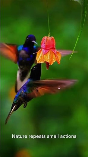 Tiny Actions Create Big Growth 🌺 | Nature’s Quiet Lesson #Shorts #SilentBloomLab #NatureWisdom