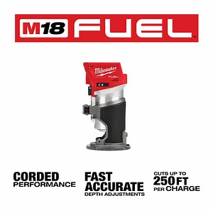 Milwaukee 2723-20 M18 FUEL 18V Cordless Li-Ion Compact Router - Bare T