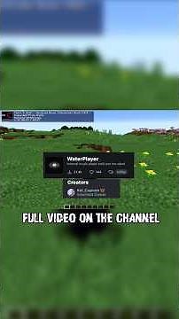 Minecraft Mods Review - WaterPlayer [1.19 - 1.21.4] Fabric & Quilt|short| #minecraft