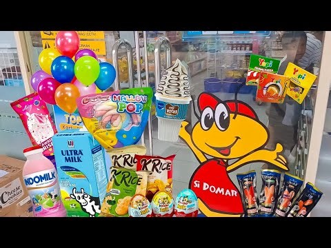 Drama jajan Eskrim Indomaret YUPI,SOSIS KANZLER,SUSU KOTAK! Alfi jajan eskrim apa yah #icecream