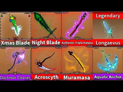 EVERY SWORD SHOWCASE | King Legacy
