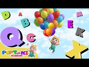 ABC Song for Kids| Flying Balloons & Alphabets A to Z Play & learn with Fun