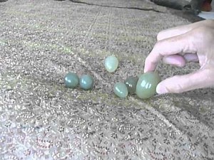 Jade Eggs Jade Ben Wa Balls for Kegel Exercise, Pelvic Floor Exercise