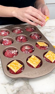2M views · 7.5K reactions | This dinner recipe is a game changer I make yummy burger sliders using my muffin tin. | Rick's Friend Justine | Facebook