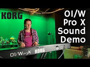 KORG 01/W Pro X - Sound Demo by Anna