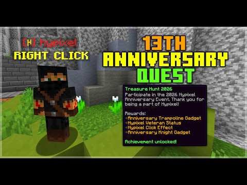Hypixel's 13th Anniversary Quest - Guide