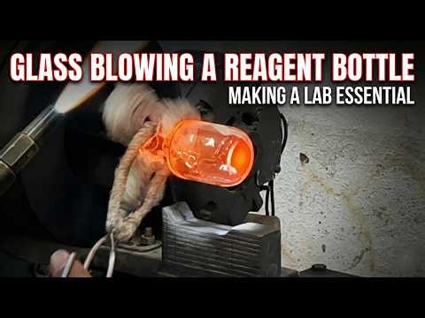 Clear Glass Reagent Bottle Manufacturing | Laboratory Glassware Production Process