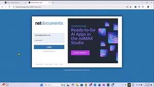Introdução de 5 minutos ao NetDocuments