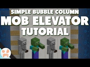 Basic 1.13 MOB ELEVATOR TUTORIAL | Java & Bedrock, Simple, Cheap