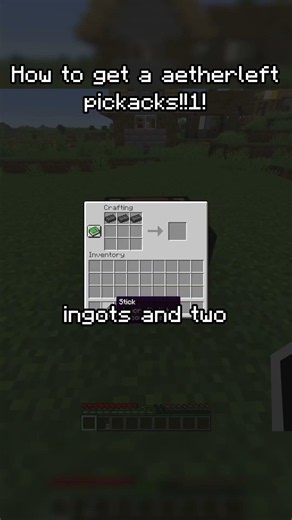 Very "Useful" Tutorial For A Minecraft Netherite Pickaxe