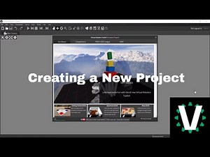 Starting a new project in the Virtual Robotics Toolkit