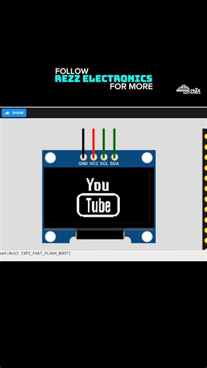 Oled animation #engineering #arduino #oled #rezzelectronics