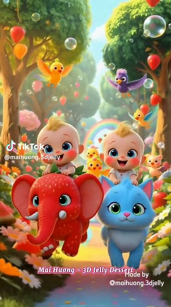 #songforkids #animals #maihuongjelly #maihuong3djelly | animals