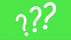 Question Mark Animation On Green Screen Stock Footage Video (100% Royalty-free) 3766183107 | Shutterstock
